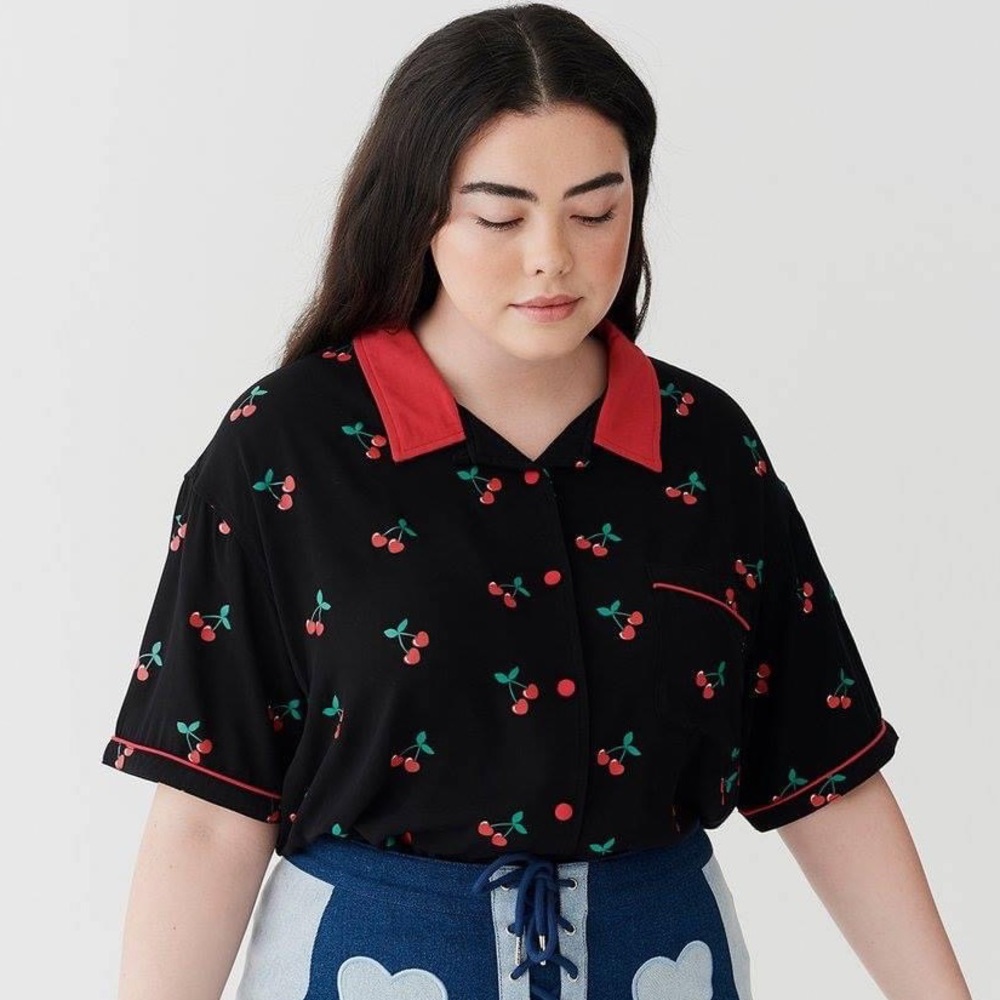 LAZY OAF Cherry Bowling Shirt 🍒